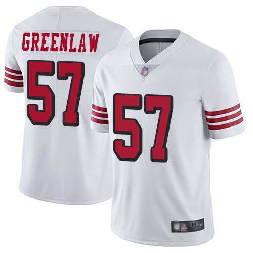 Men & Women & Youth San Francisco 49ers #57 Dre Greenlaw Limited White NFL Rush Vapor Untouchable Jersey->seattle seahawks->NFL Jersey